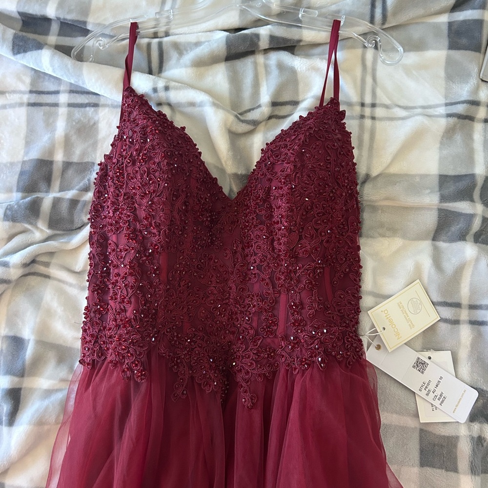 Red/Burgundy Prom Dress NEW WITH TAGS (SALE) need to go as soon as possible